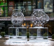Watch ice sculptures on Bellair Street, Toronto 2011-02-26