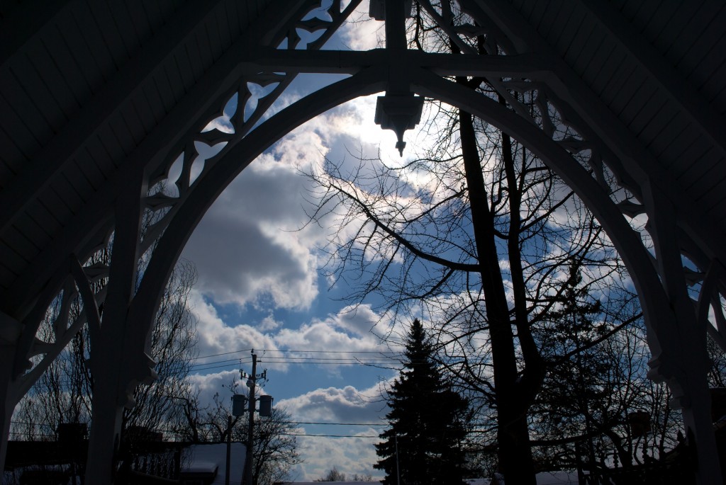 Entrance arch of the Toronto Necropolis in Cabbagetown 2011-02-10