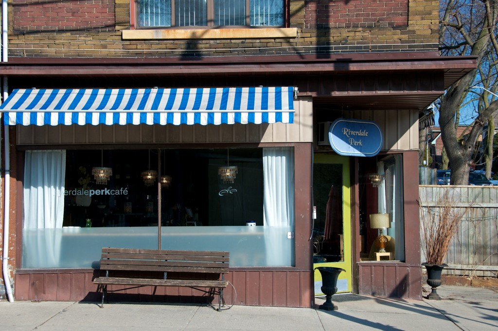 Riverdale Perk Café on Logan Avenue, Toronto 2011-03-01