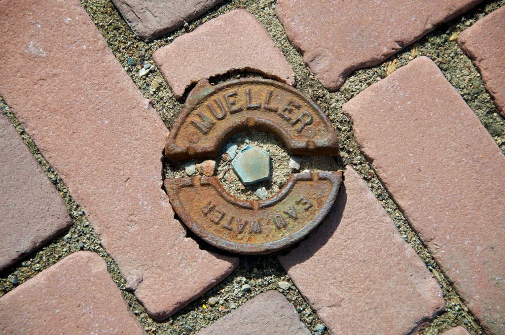 Water utility access in the Danforth Village, Toronto 