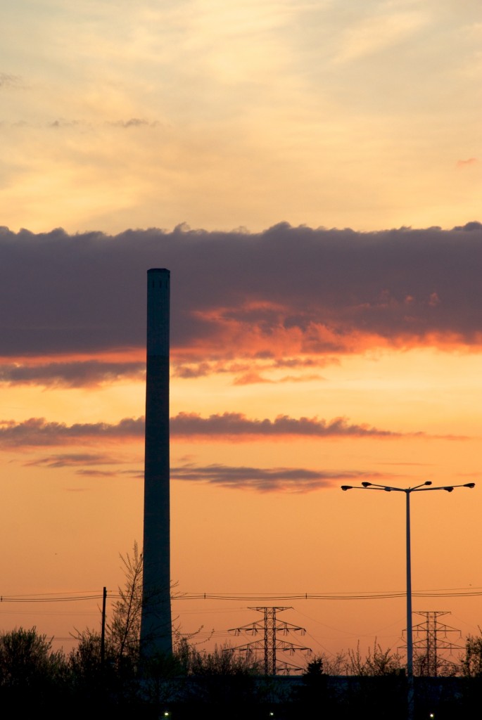 Morning sky in the Port Lands, Toronto 2011-05-21