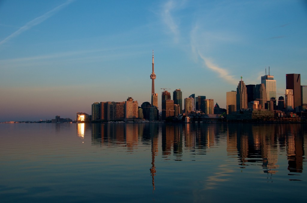 Toronto skyline viewed from Polson Pier 2011-05-21