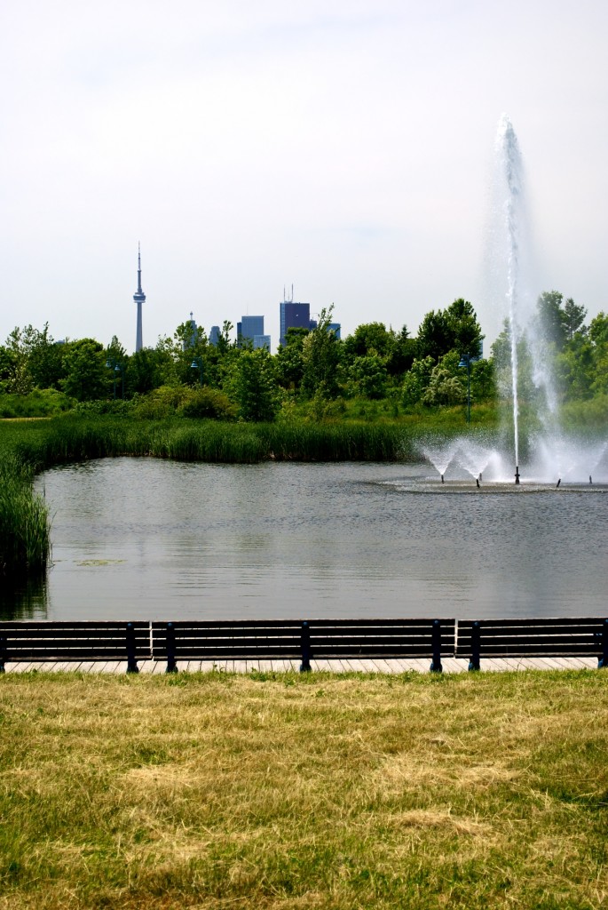 Fountain in Woodbine Park, Toronto 2011-06-20