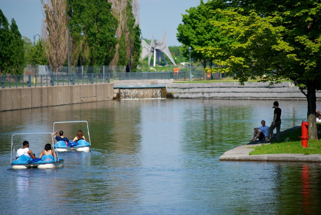Pedal boats in Bonsecours Basin, Montréal 2011-05-30
