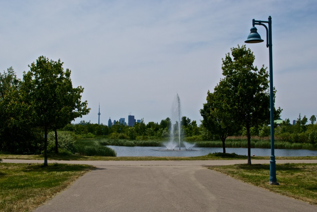 Fountain at Woodbine Park, Toronto 2011-06-20
