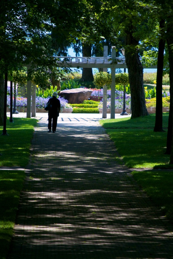 Path in Rosetta McClain Gardens, Toronto 2011-07-24