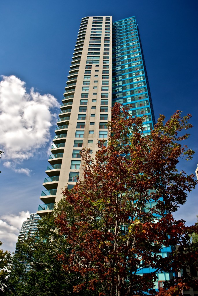 Building facing Lake Ontario by Harbourfront, Toronto 2011-19-19