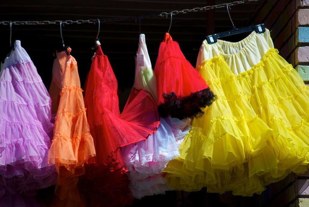 Dresses at Flash Back on Kensington Avenue, Toronto 