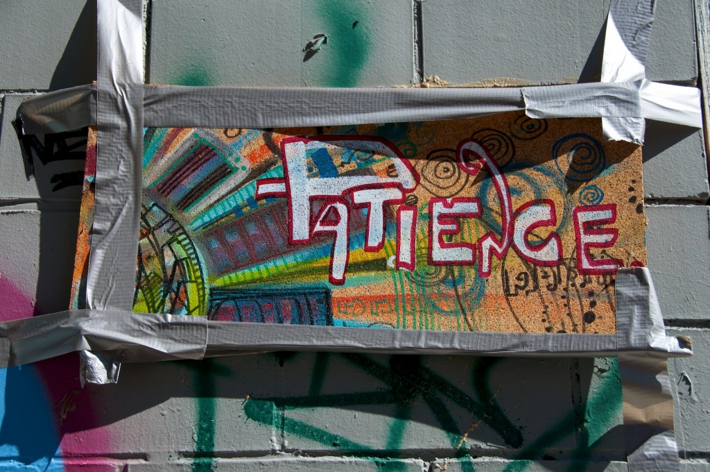Graffiti sign in Kensington Market, Toronto 2011-09-18