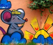 Graffiti in El Belloto Norte, Chile 2012-01-06