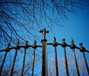 Fence around Saint Anne Convent, Lachine 2012-03-10
