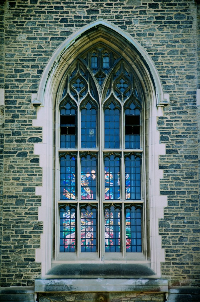Window in the Soldiers' Tower, University of Toronto 