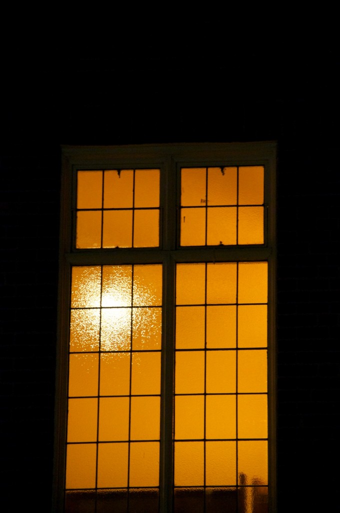 Window of Calvary Church on Pape Avenue, Toronto 2011-09-15