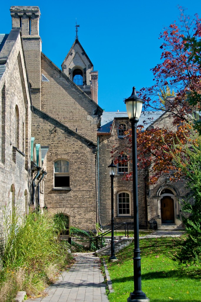Portion of Bissell House and other buildings of University College, Toronto
