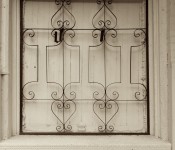 Simple view of a back window, Colborn Street, Toronto 2010-10-30