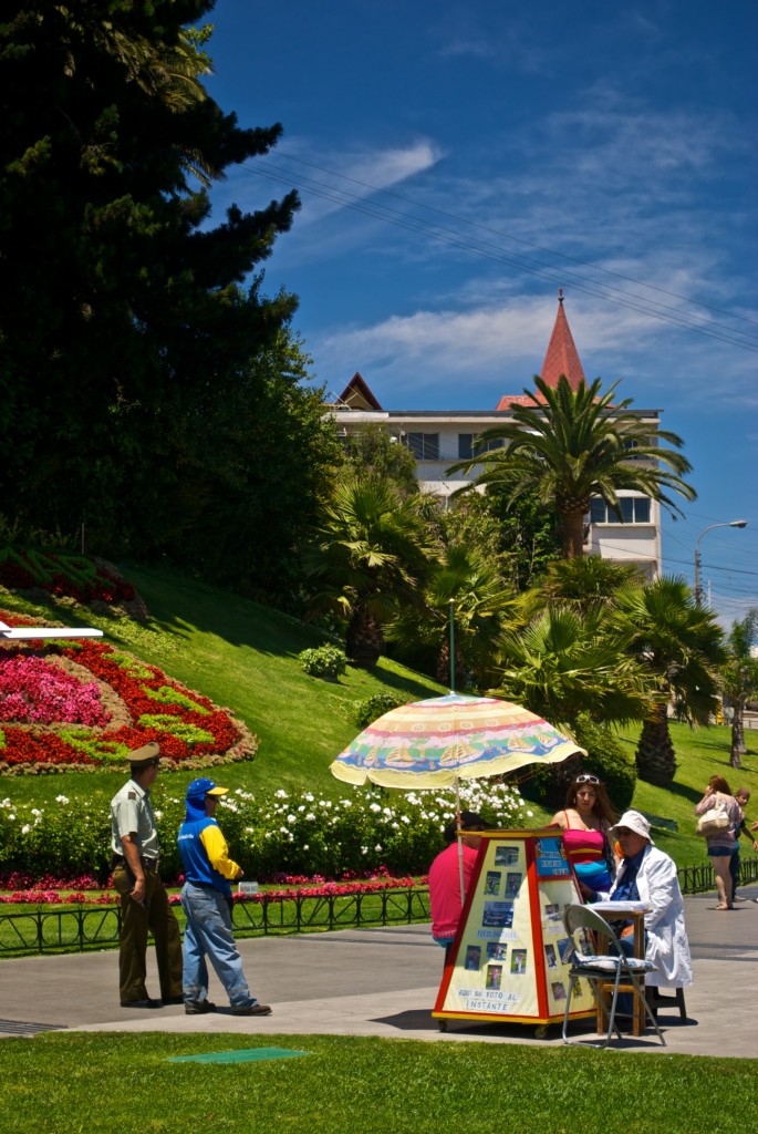Gardens at the foot of Avenida La Marina, Viña del Mar, Chile 2012-01-09