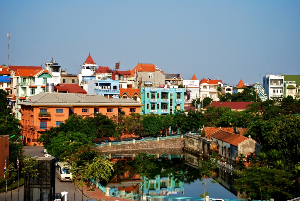 View near West Lake, Hanoi, Vietnam 