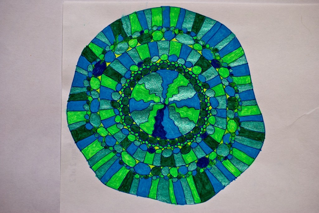 More mandala practice from the Cabbagetown or Danforth period (photo taken in Dorval 2012-08-22)
