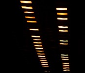 Lights in tunnel, Autoroute Décarie, Montréal 2012-07-21